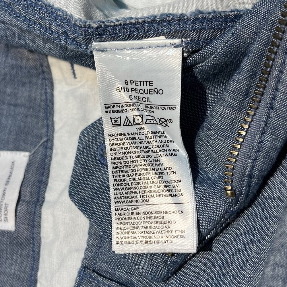 NWT Gap 6 Petite Bermuda Shorts - Picture 7 of 7